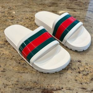 Copy- Men's Signature WEB SLIDE SANDAL Stripe Slide Sandals